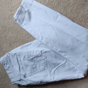 7 for all mankind women white jeans size 25